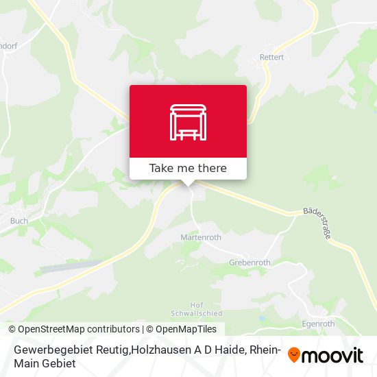 Карта Gewerbegebiet Reutig,Holzhausen A D Haide