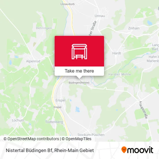 Карта Nistertal Büdingen Bf