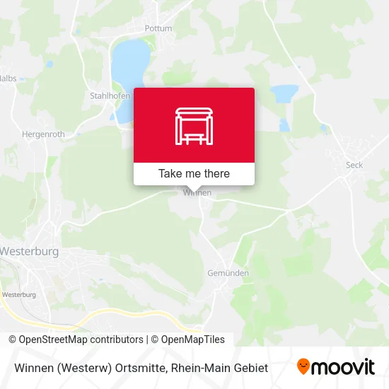 Карта Winnen (Westerw) Ortsmitte
