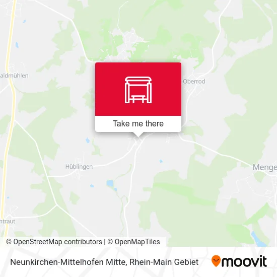 Neunkirchen-Mittelhofen Mitte map