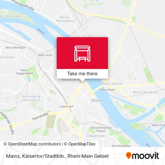 Карта Mainz, Kaisertor/Stadtbib.