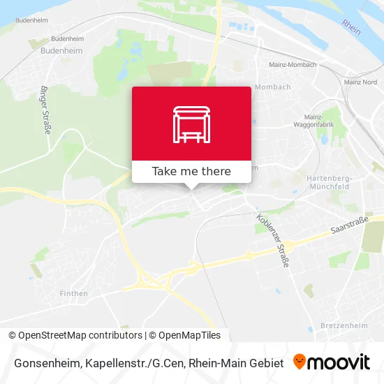 Карта Gonsenheim, Kapellenstr./G.Cen