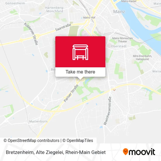 Карта Bretzenheim, Alte Ziegelei