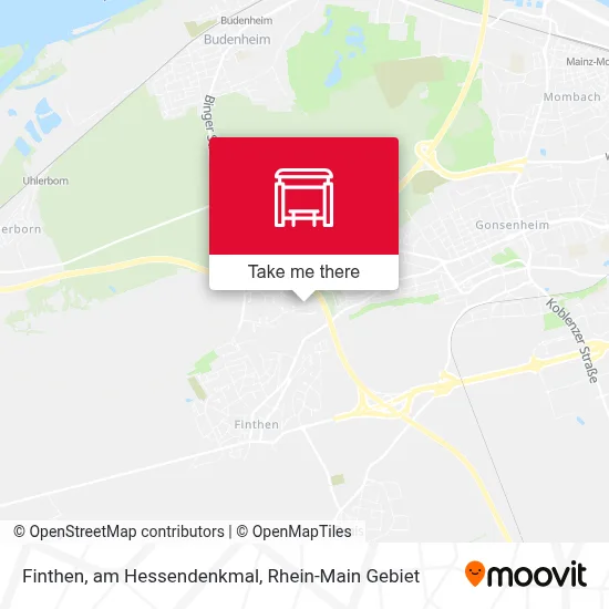 Finthen, am Hessendenkmal map