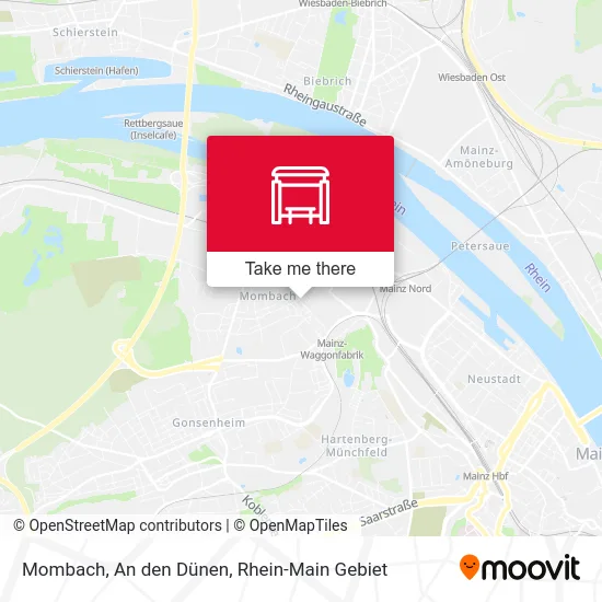 Карта Mombach, An den Dünen