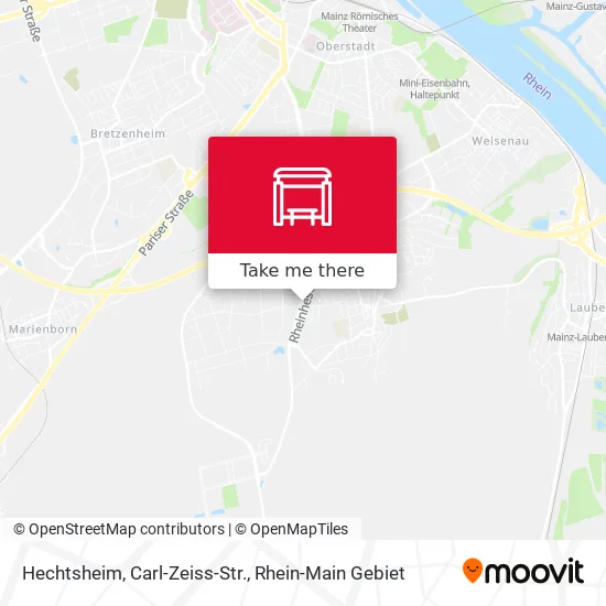Карта Hechtsheim, Carl-Zeiss-Str.