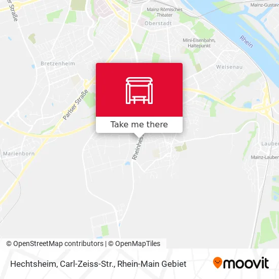 Карта Hechtsheim, Carl-Zeiss-Str.