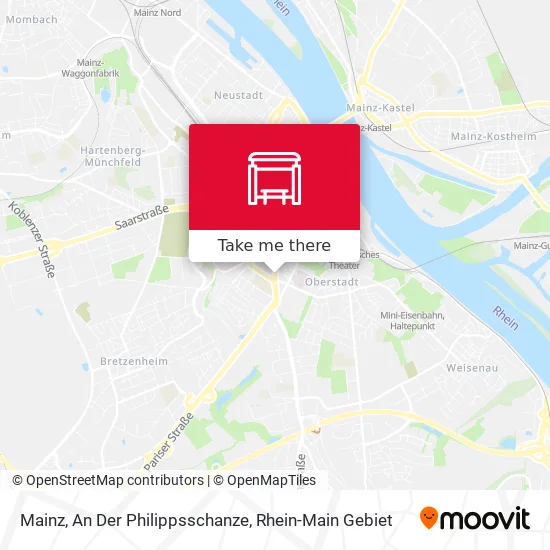Карта Mainz, An Der Philippsschanze