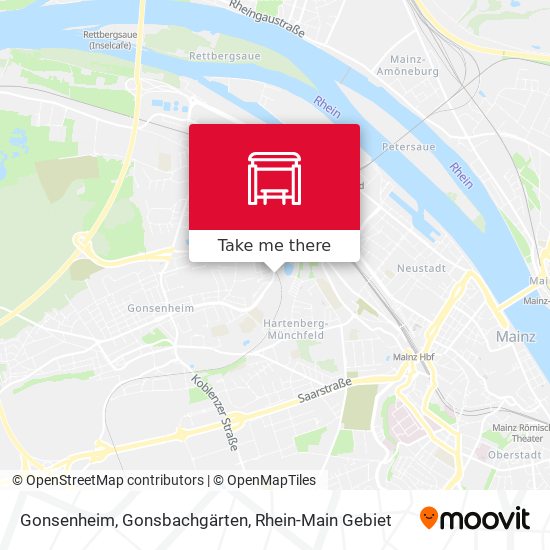 Gonsenheim, Gonsbachgärten map