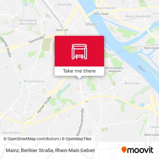 Mainz, Berliner Straße map
