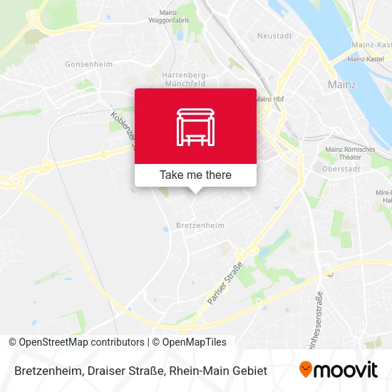 Карта Bretzenheim, Draiser Straße
