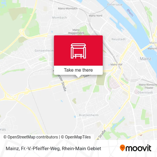 Карта Mainz, Fr.-V.-Pfeiffer-Weg