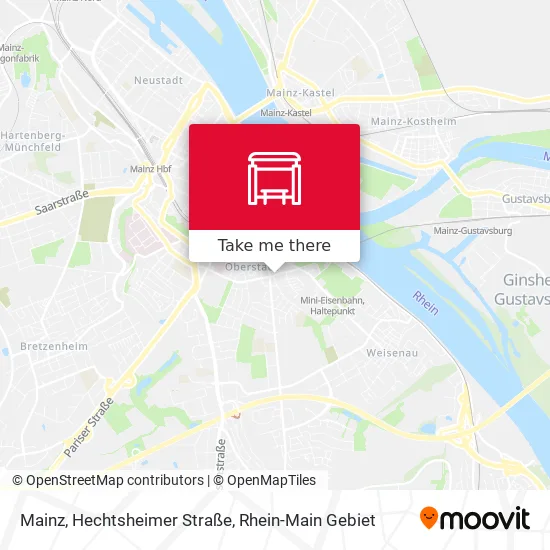 Карта Mainz, Hechtsheimer Straße