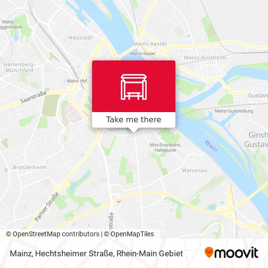 Карта Mainz, Hechtsheimer Straße