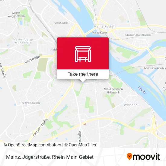 Карта Mainz, Jägerstraße