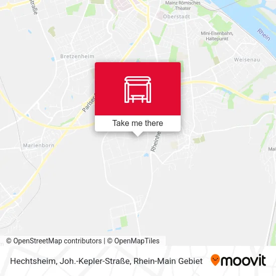 Карта Hechtsheim, Joh.-Kepler-Straße