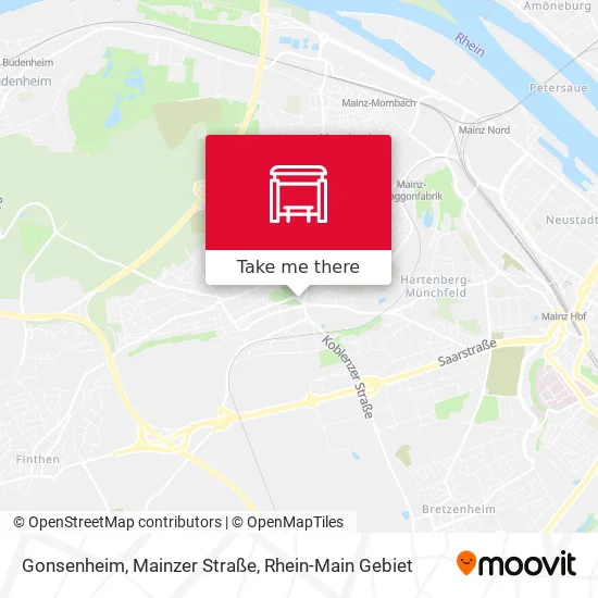 Карта Gonsenheim, Mainzer Straße