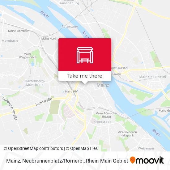 Карта Mainz, Neubrunnenplatz/Römerp.