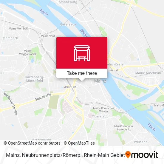 Карта Mainz, Neubrunnenplatz/Römerp.