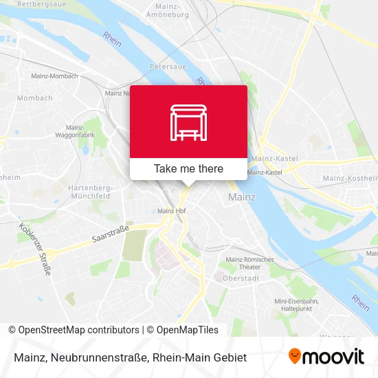 Карта Mainz, Neubrunnenstraße