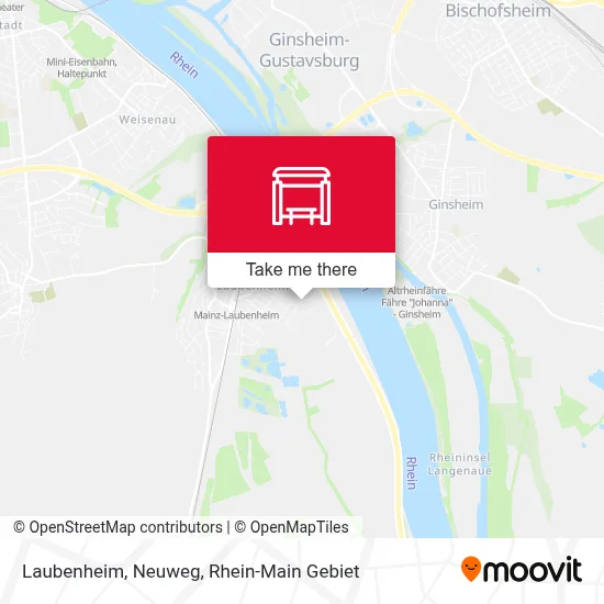 Laubenheim, Neuweg map