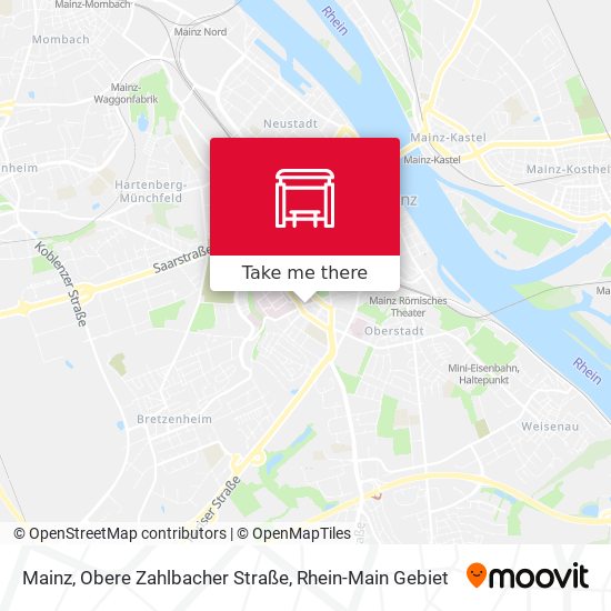 Mainz, Obere Zahlbacher Straße map