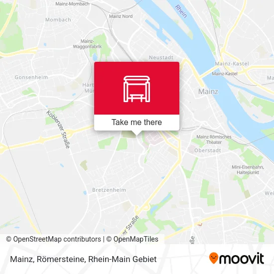 Карта Mainz, Römersteine