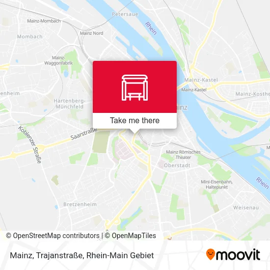 Карта Mainz, Trajanstraße