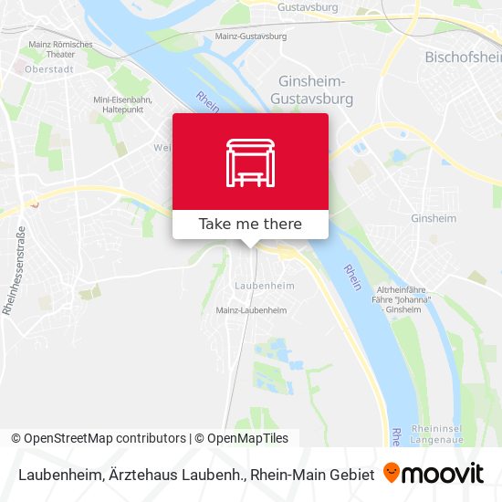 Laubenheim, Ärztehaus Laubenh. map