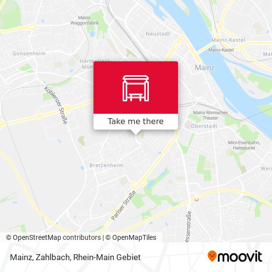 Карта Mainz, Zahlbach