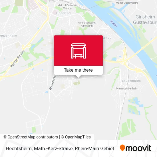 Карта Hechtsheim, Math.-Kerz-Straße