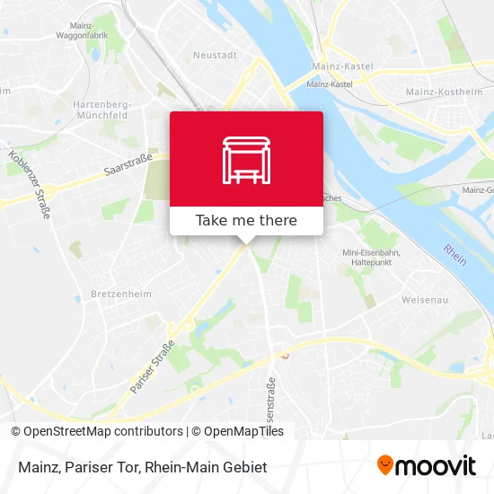 Карта Mainz, Pariser Tor