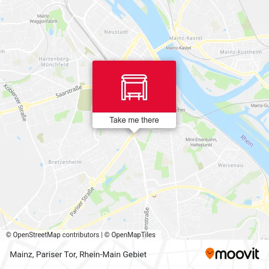 Карта Mainz, Pariser Tor