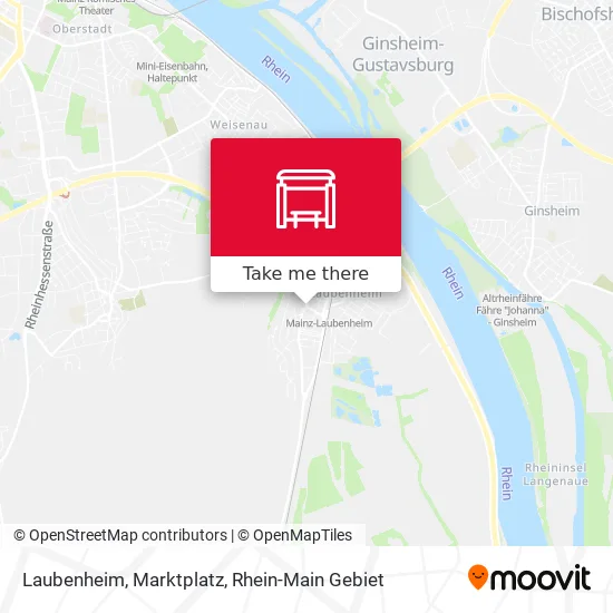 Карта Laubenheim, Marktplatz