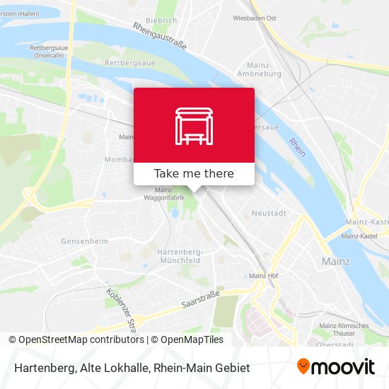 Hartenberg, Alte Lokhalle map