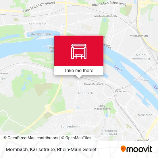 Карта Mombach, Karlsstraße