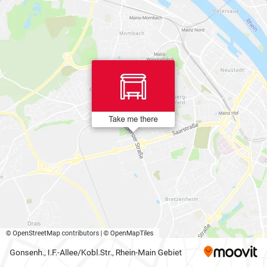 Карта Gonsenh., I.F.-Allee/Kobl.Str.