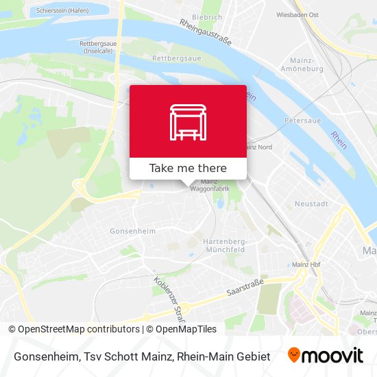 Gonsenheim, Tsv Schott Mainz map