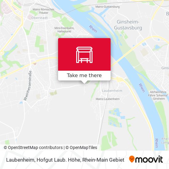 Laubenheim, Hofgut Laub. Höhe map