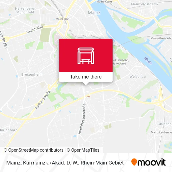 Карта Mainz, Kurmainzk./Akad. D. W.