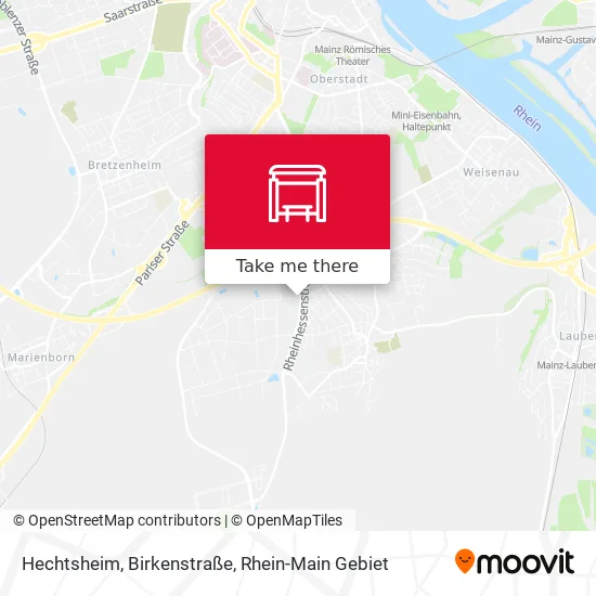 Карта Hechtsheim, Birkenstraße