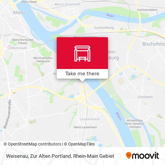 Weisenau, Zur Alten Portland map