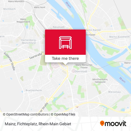 Mainz, Fichteplatz map