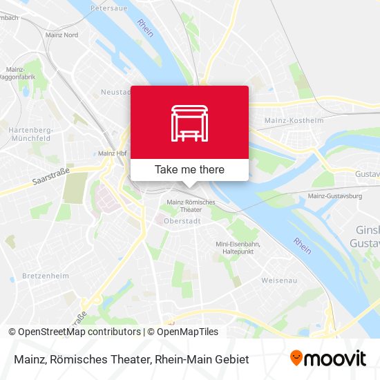 Карта Mainz, Römisches Theater