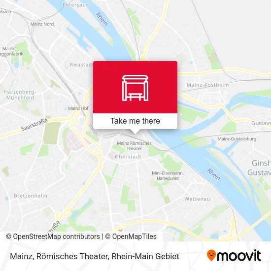 Карта Mainz, Römisches Theater