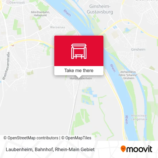 Laubenheim, Bahnhof map