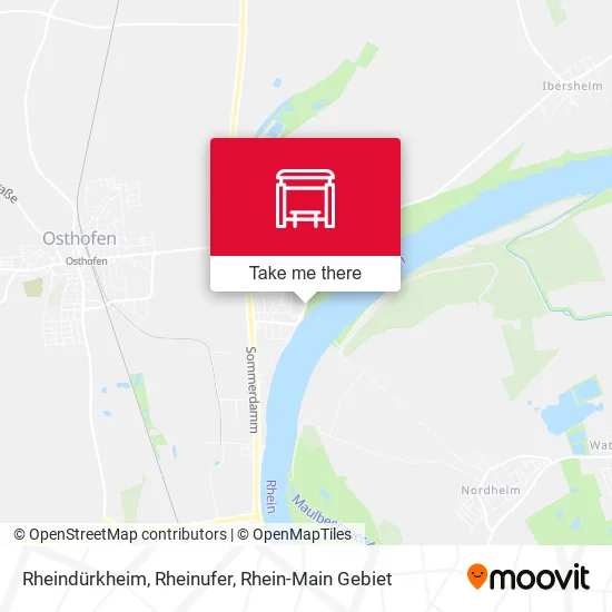 Карта Rheindürkheim, Rheinufer