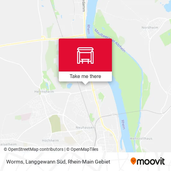 Карта Worms, Langgewann Süd