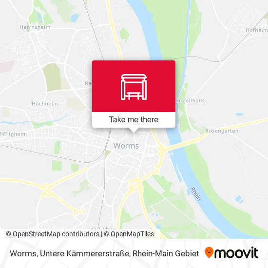 Карта Worms, Untere Kämmererstraße