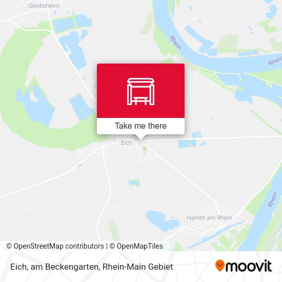 Карта Eich, am Beckengarten